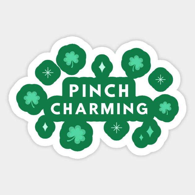 Pinch Charming Boys St Patricks Day Print Sticker by mcfreedomprints